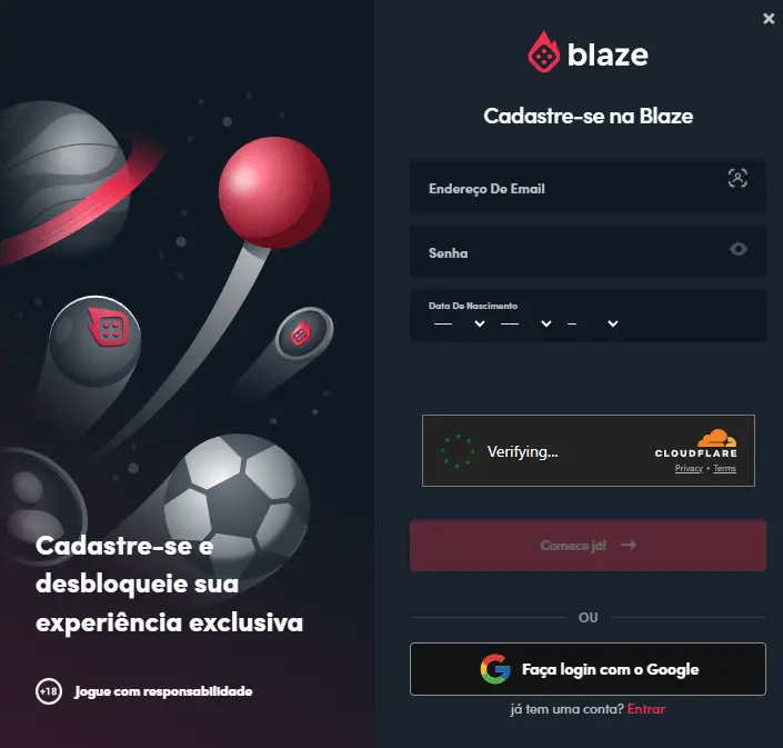 Blaze cassino registro